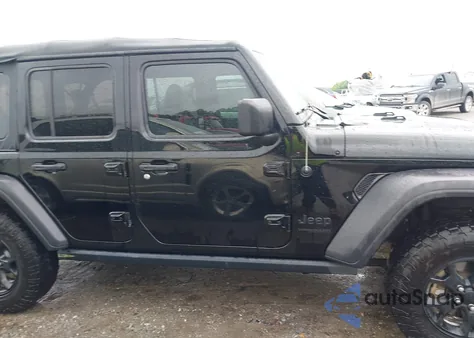 2021 Jeep Wrangler Unlimited Willys Sport 4X4 z USA, uszkodzony, nr VIN 1C4HJXDN0MW678801